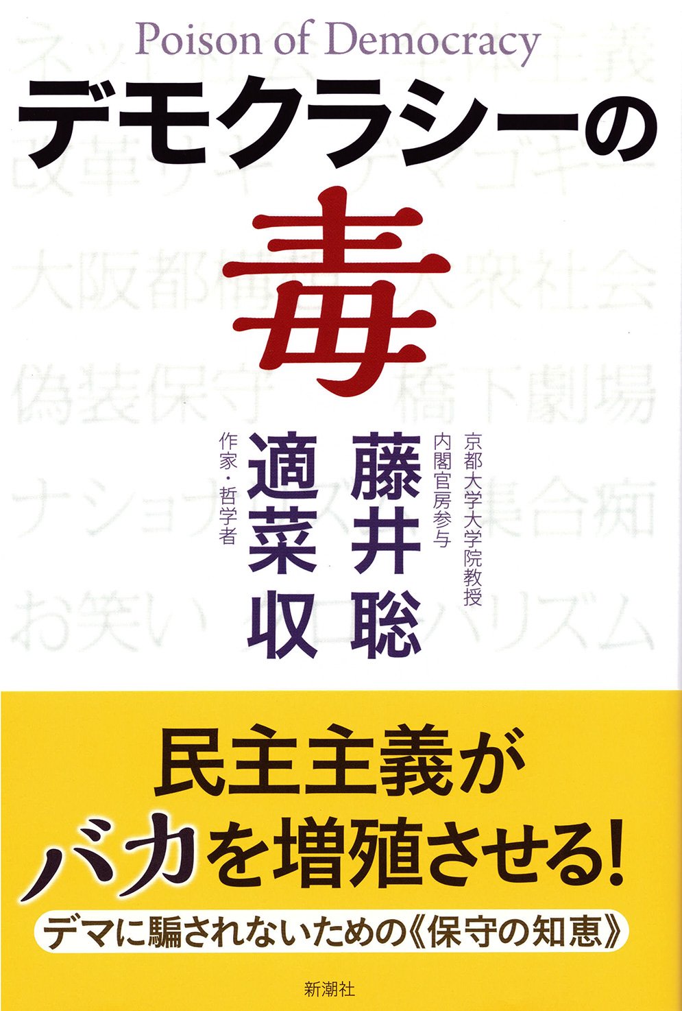 デモクラシーの毒　表紙